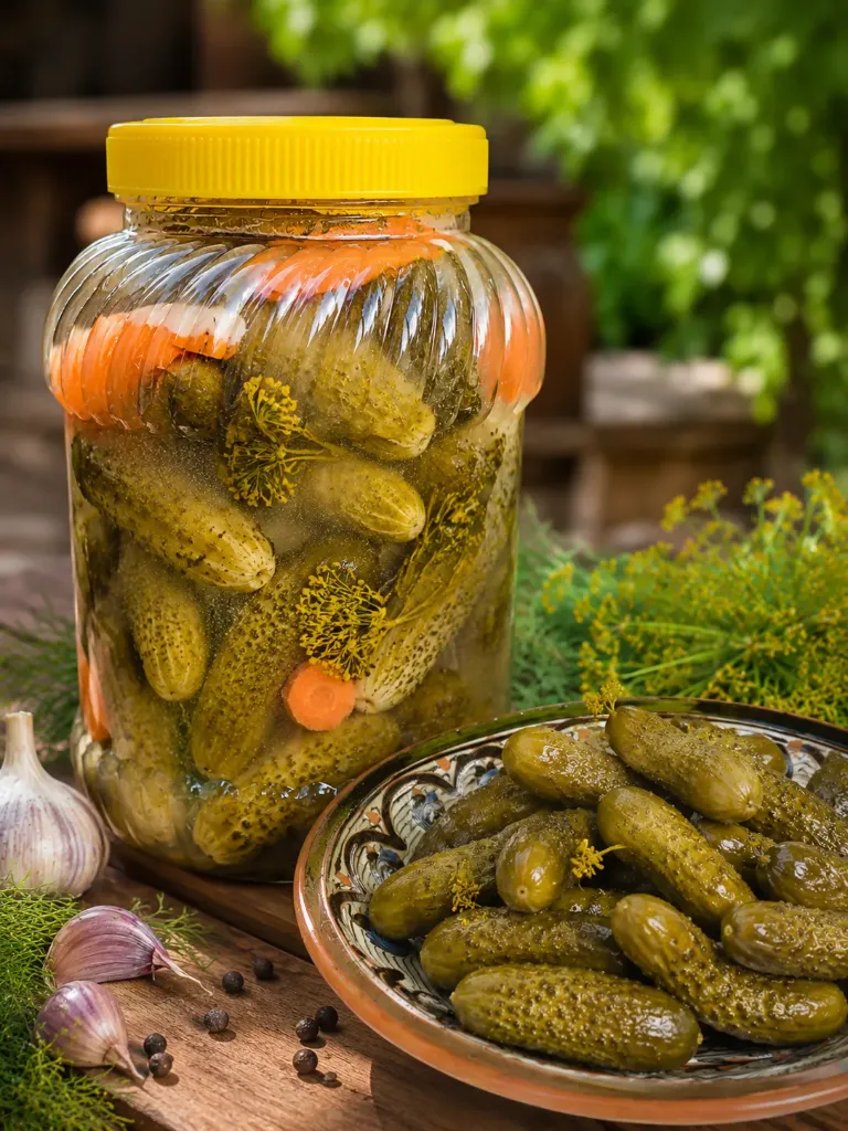 Castraveti murati la borcan 3litri